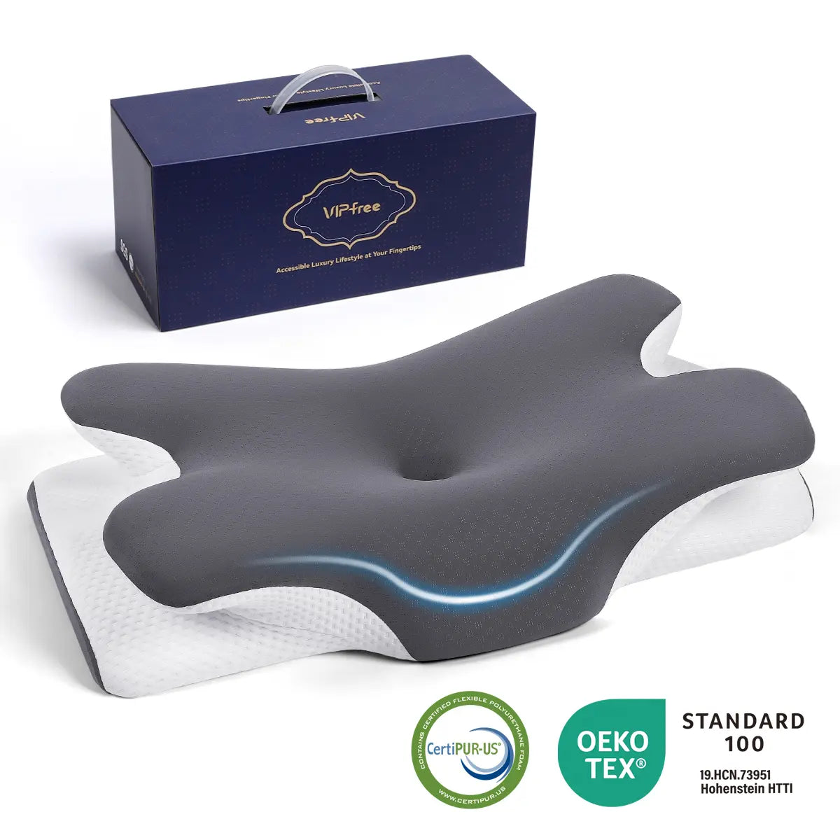Cooling Memory Neck Pillow